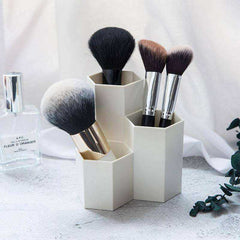 Cosmetic Brush Box 3 Lattices Table Organizer
