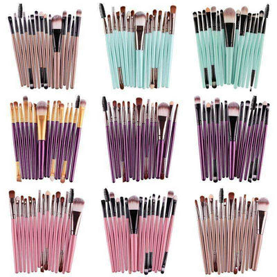 15 Pcs Adorable Cosmetic Makeup Brush Set