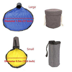 Kids Large Waterproof Play Mat Toy Clean-up Basket Storage