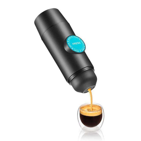 Image of Portable 2 in 1 Capsule & Ground Mini Espresso USB Coffee Maker Hot and Cold Extraction
