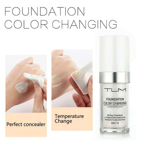 Image of Color Changing Liquid Matte Foundation Oil-control Concealer Cream