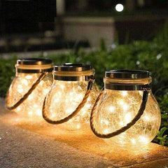 New LED Solar Light Crystal Ball