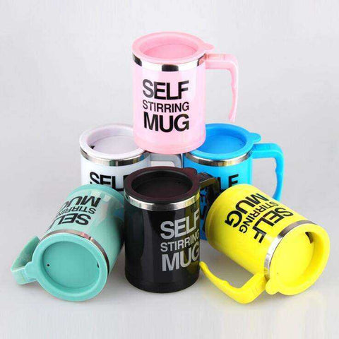 Image of 400ml Automatic Self Stirring Mug Stainless Steel Thermal Double Insulated Smart Cup