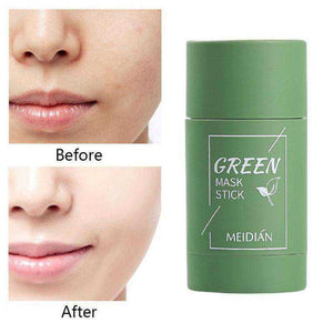 Green Tea Care Face Beauty Skin Cleansing Clay Stick Mask