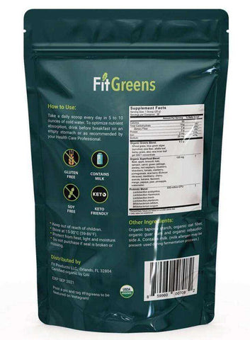 Fit Greens Dietary Supplement All-in-one Daily Superfoods