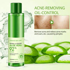 Aloe Vera Aesthetic Face Gel Lighten Pore Cleanser Toner