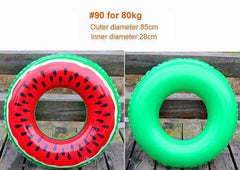 High Quality Watermelon Circle Pool Float Circle Swimming Ring for Kids & Adults
