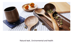 Teak Natural Wood Tableware Kitchen Tool Set