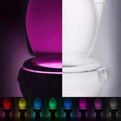 Automatic LED Motion Sensor Night Lamp Toilet Bowl Bathroom Light