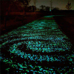 Glow in the Dark Garden Pebbles 50 Piece Set