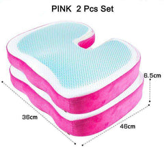 46*36 U Shape Silicone Gel Cushion Memory Foam Pillow