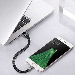 Genuine Leather Mini Micro USB Phone Charging Bracelet