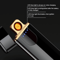 Aesthetic Electric Windproof Electronic Ultra-thin USB Cigarette Lighter