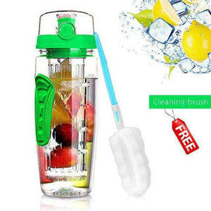 32oz 1000ml New Fruit Infuser Juice Shaker Sports Lemon Water Bottle