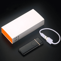Aesthetic Electric Windproof Electronic Ultra-thin USB Cigarette Lighter