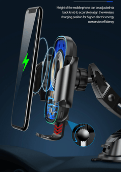 New 2020 Aesthetic High Quality Car Wireless Charger With LED Charge Indicator