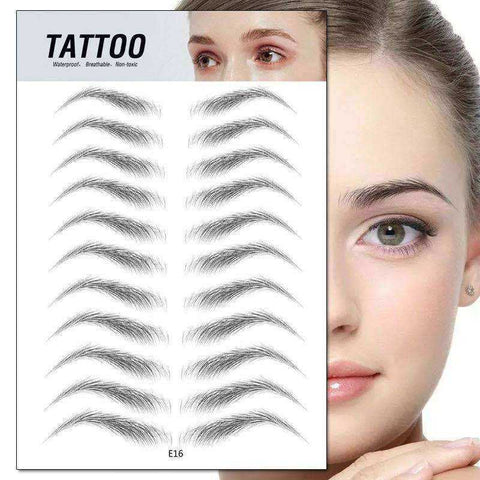 Image of Magic False Eyebrows Tattoo Sticker