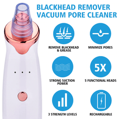 Electric Cleanser Facial Blackhead Remover Vacuum Suction