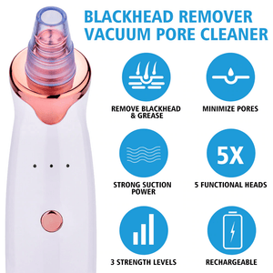Electric Cleanser Facial Blackhead Remover Vacuum Suction