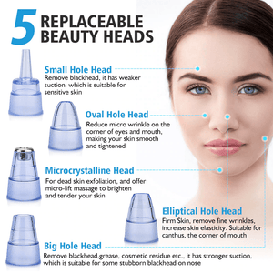 Electric Cleanser Facial Blackhead Remover Vacuum Suction