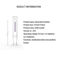 Handheld Pet UV Sterilizer Light Disinfection Lamp