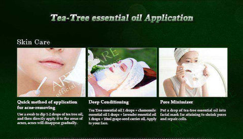 Image of Health - Powerful Acne Remover 100% Pure Tea Tree Essential Oil