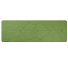 High Quality Aesthetic Yoga Mat with Position Line