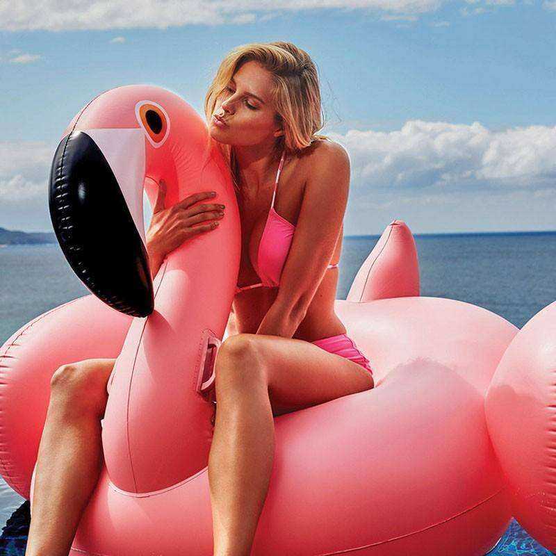 High Quality Inflatable Ride On Flamingo & Swan Swimming Pool Float
