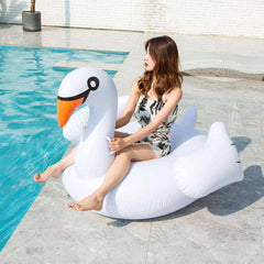 High Quality Inflatable Ride On Flamingo & Swan Swimming Pool Float