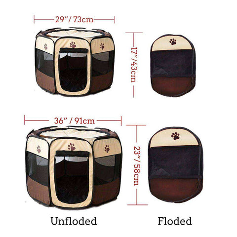 Image of High Quality Portable Foldable Pet Playpen or Cage