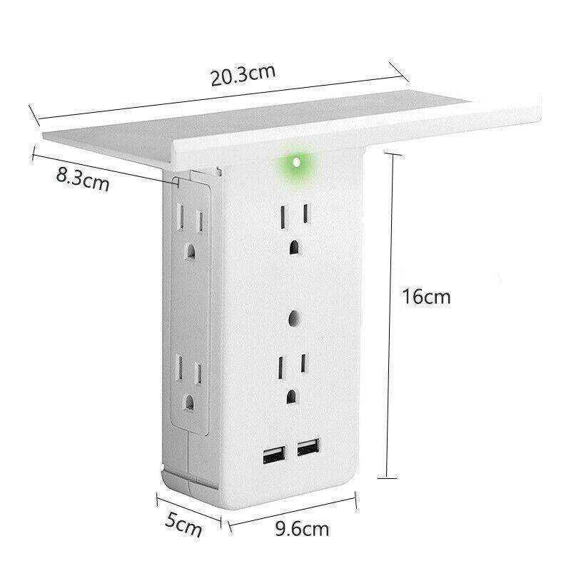 High Quality Shelf Home Wall Outlet With Surge Protector