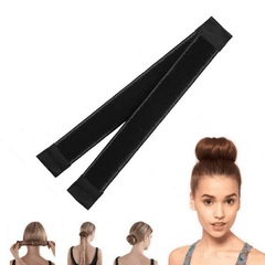 Women Unique Synthetic Hair Wig Donut Styling Headband