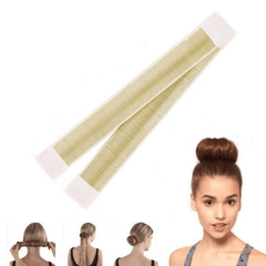 Women Unique Synthetic Hair Wig Donut Styling Headband
