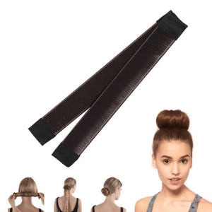 Women Unique Synthetic Hair Wig Donut Styling Headband