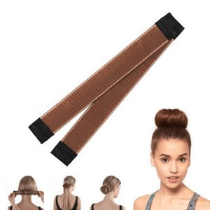 Women Unique Synthetic Hair Wig Donut Styling Headband