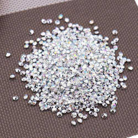 Image of 1000 Acrylic Diamond Crystal Transparent Confetti