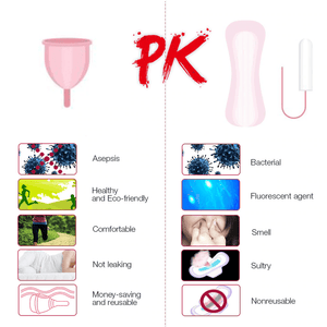 New Women Soft Medical Silicone Menstrual Cup
