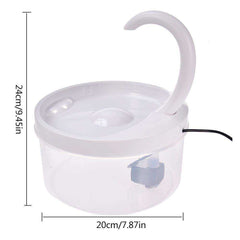 New 2L Swan Neck Pet Cat Dog Automatic Drinker Water Fountain