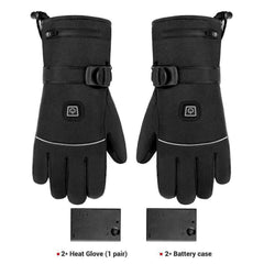 Waterproof Heated Touch Screen Battery Powered Motorcycle Gloves