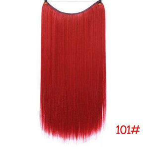 24 Inches Invisible Wire No Clips Hair Extension