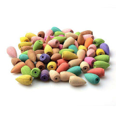 Floral Incense Cones With Free Incense Holding Tray (25/50/70 PCS)