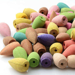 Floral Incense Cones With Free Incense Holding Tray (25/50/70 PCS)