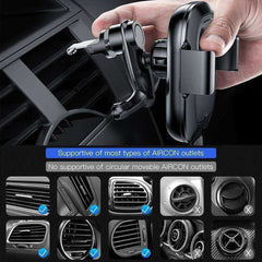 Infrared Car Mobile Cell Phone Holder & 10W Wireless Charger