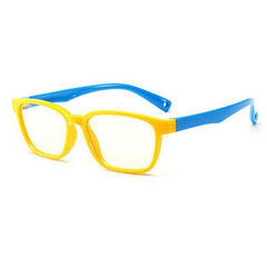 Aesthetic Bendable Anti-blue Light Silicone Children Optical Glasses