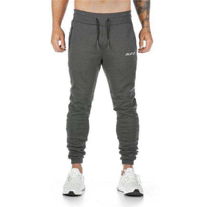 Men Gyms Workout Fitness Cotton Pants