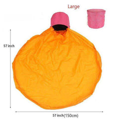 Kids Large Waterproof Play Mat Toy Clean-up Basket Storage