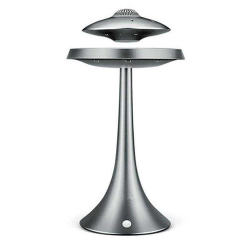Image of Magnetic Levitating led table lamp with UFO speaker