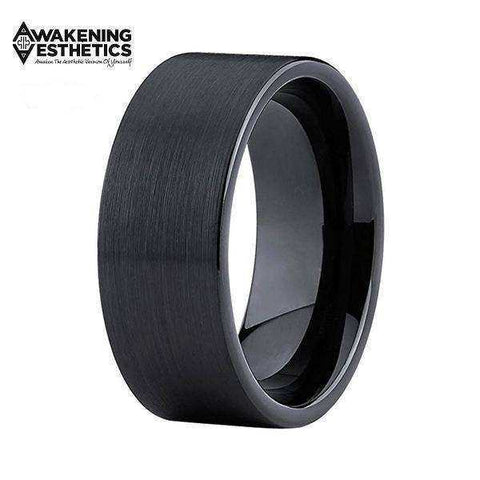 Image of Jewelry - Black Brushed Tungsten Carbide Ring