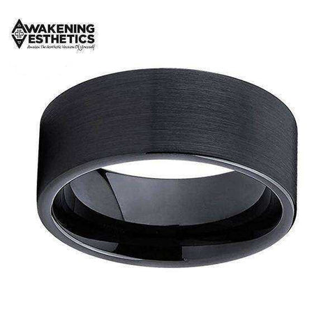 Image of Jewelry - Black Brushed Tungsten Carbide Ring