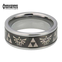Jewelry - Black Legend Of Zelda Tungsten Carbide Ring